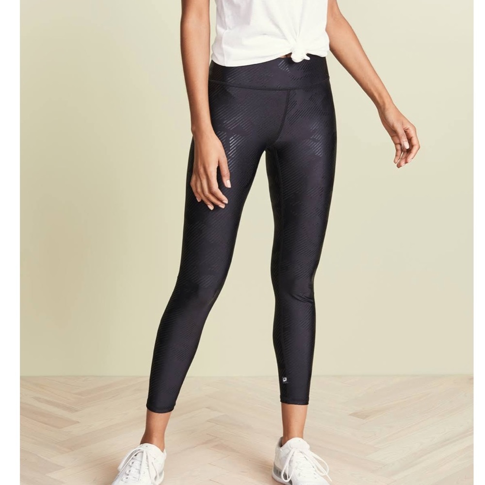 Terez x Equinox Black Camouflage Leggings